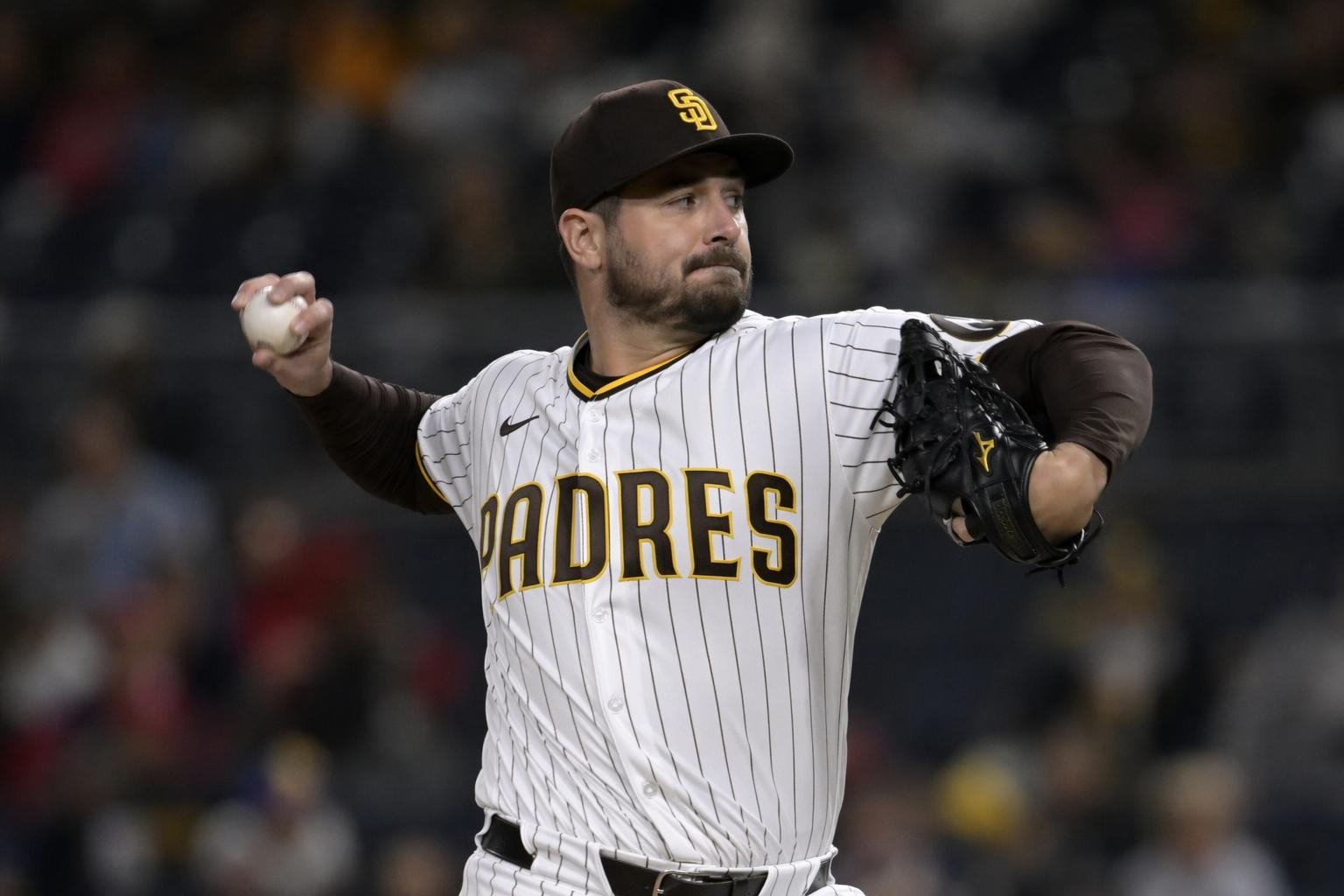 지올리토, 야구 투구, MLB 선발투수 기사 영향과 배경을 설명하는 이미지 - 샌디에이고는 현재 내셔널리그(NL) 서부지구에서 로스앤젤레스 다저스와 1위 경쟁을 벌이고 있다. 하지만 선발진은 안정적이지 않다. 다르빗슈 유와....