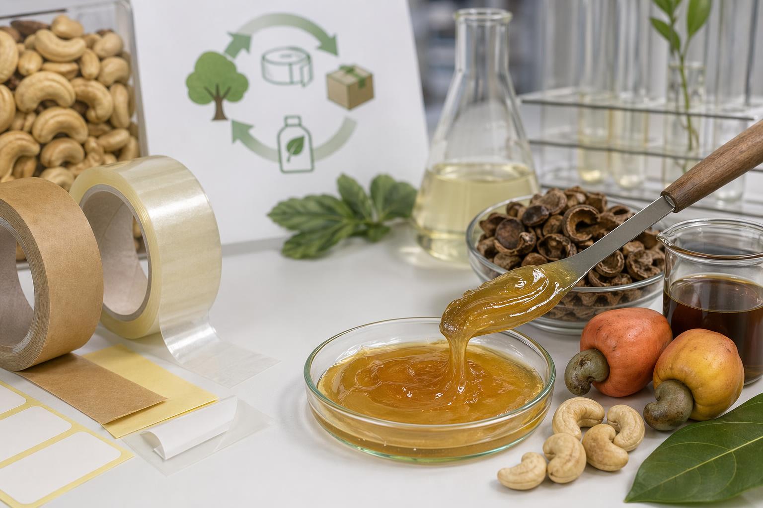 생분해 접착제 기사 핵심 맥락을 보여주는 이미지 - 압력민감접착제는 손이나 가벼운 압력만으로도 표면에 부착되는 편리함 덕분에 다양한 소비재와 포장재에 사용된다. 하지만 현재 시판 접착제 상당수는...