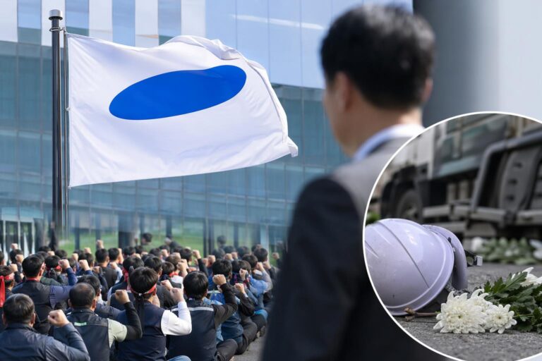 [삼성전자, 노사분쟁, 파업] 기사 대표 이미지 - 삼성전자 파업 가능성에 정부 “대화로 해결 기대”…화물연대 사망사고엔 “현장 점검”