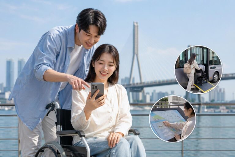 장벽없는여행, 스마트관광, 접근성앱 기사 대표 이미지 - 접근성 인증 3년 연속…인천 ‘인천e지’ 앱이 여는 ‘장벽 없는 여행’ 실전