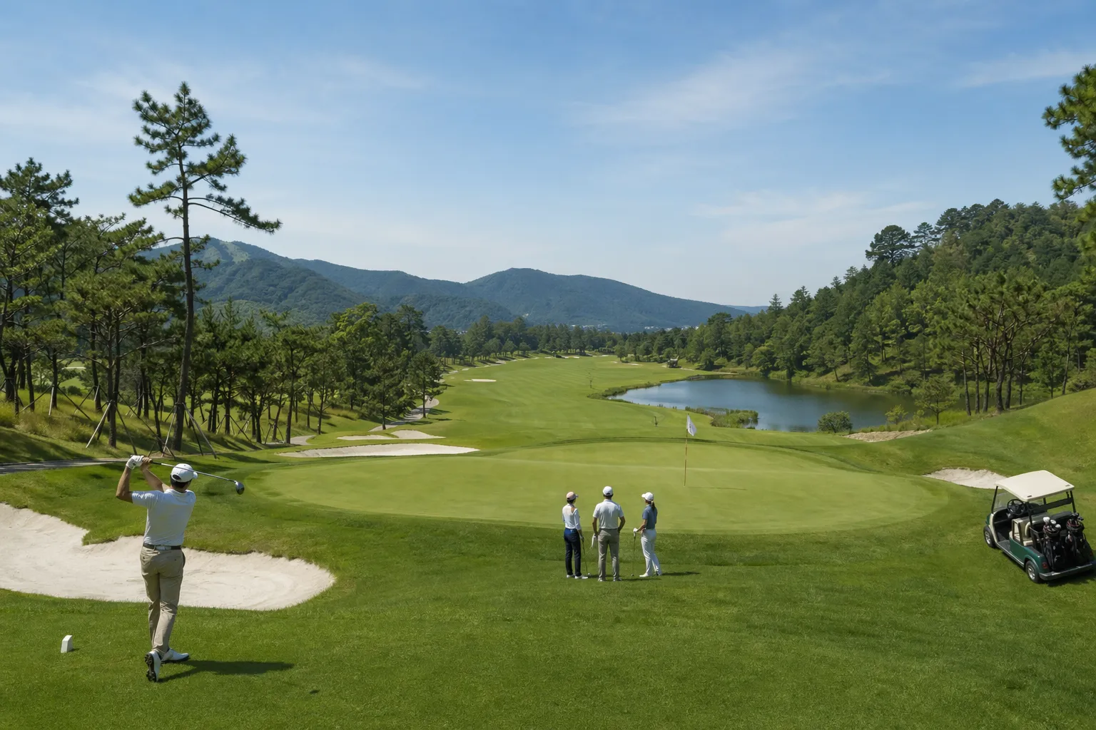 진해신항CC, 골프장, 그린피 기사 영향과 배경을 설명하는 이미지 - 골프장 운영은 단순 레저시설을 넘어 숙박·외식·교통 등 주변 산업과 맞물리며 지역경제 효과를 낼 수 있다. 이번 조치 역시 지역 주민 할인이라는...