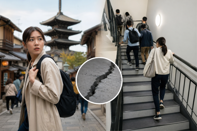 지진 대비, 계단 대피, 일본 여행 기사 대표 이미지 - 일본 여행 중 지진 대응, “계단 이용”이 왜 강조될까—현장 안전수칙 정리