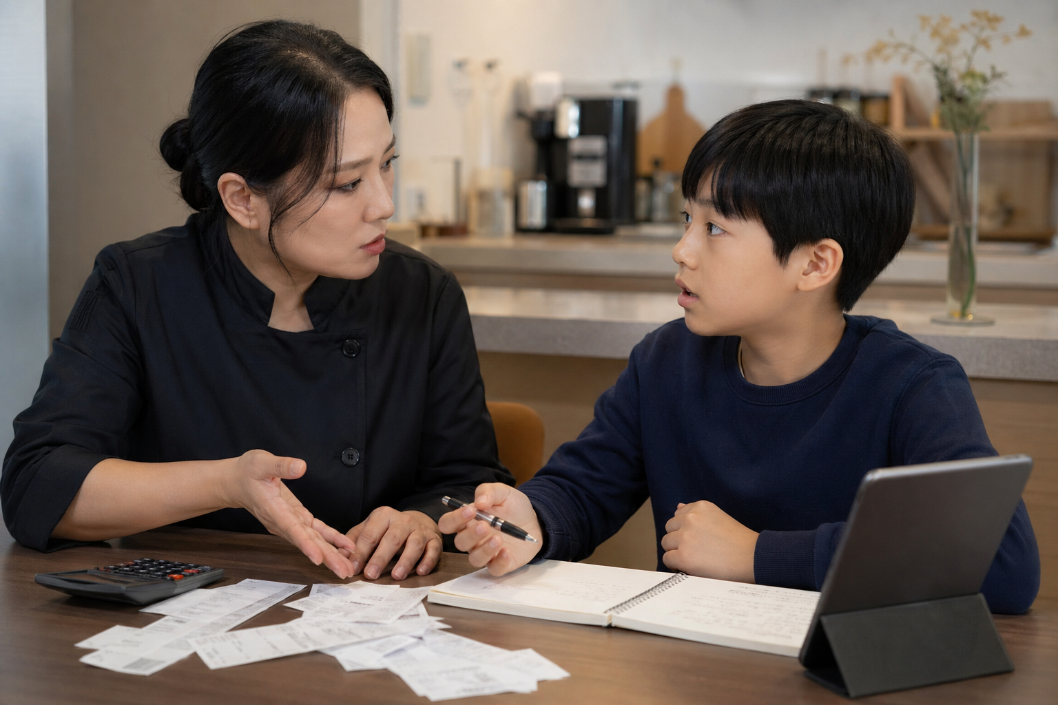 용돈 전쟁, 주식 교육, 가족 갈등 기사 핵심 맥락을 보여주는 이미지 - 방송에 따르면 정지선은 우형이 공개한 지출 내역을 듣고 적잖이 당황한 반응을 보인다. 우형은 “요즘 돈을 너무 많이 쓴다”며 한 달 지출이 29...
