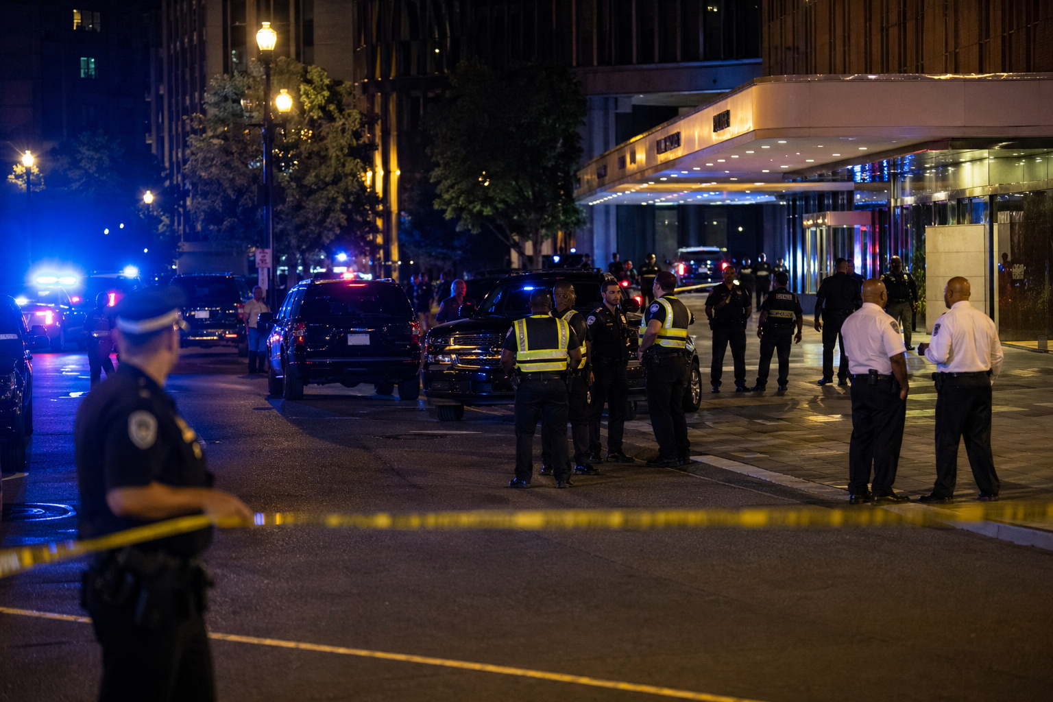 백악관, 총격, 경찰경계 기사 영향과 배경을 설명하는 이미지 - 앞서 25일(현지시간) 워싱턴DC 워싱턴 힐튼호텔에서 열린 WHCA 주최 만찬 도중 총성이 발생해 행사장 주변에서 소동이 벌어졌다. 보도에 따르...