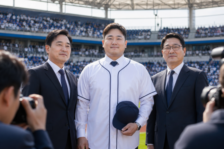 [야구선수, 입단식, 울산] 기사 대표 이미지 - ‘빅리거 영입’ 울산 웨일즈, 최지만 합류…부상·공백 딛고 7~8월 반등 노린다