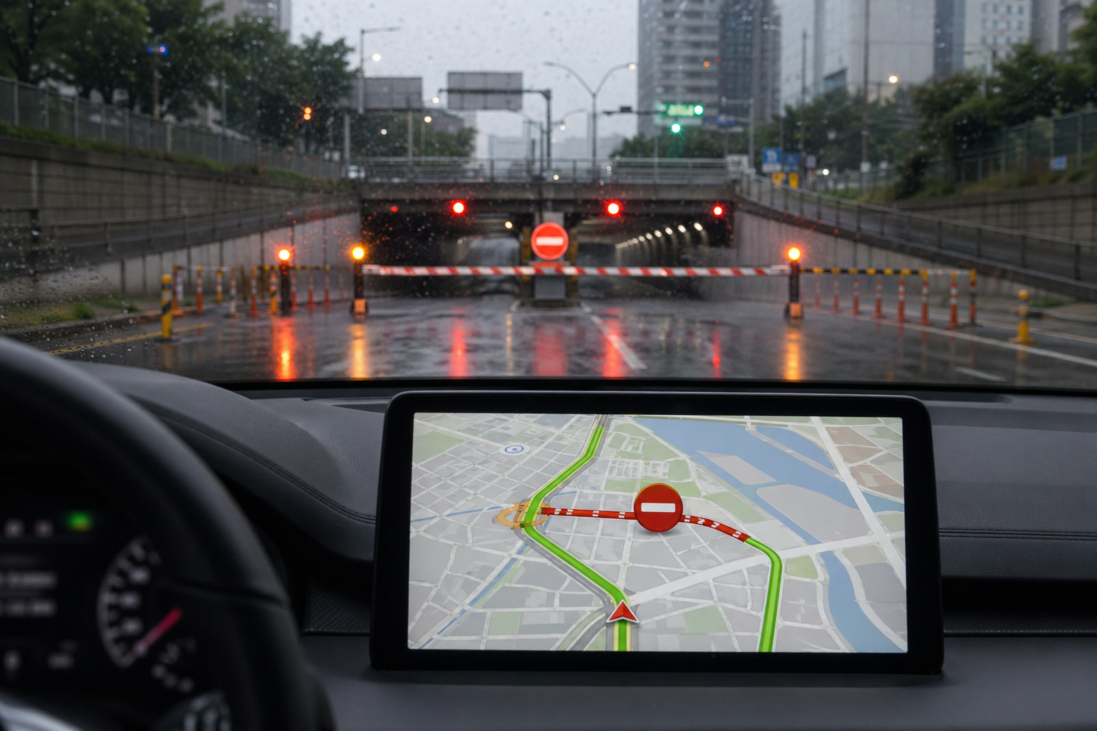 [침수, 지하차도, 내비게이션] 기사 영향과 배경을 설명하는 이미지 - 이번 서비스는 우선 서울시가 관리하는 지하차도 73곳을 대상으로 시범 운영된다. 서울시는 참여 업체 및 데이터 연동 체계를 먼저 안정화한 뒤,...