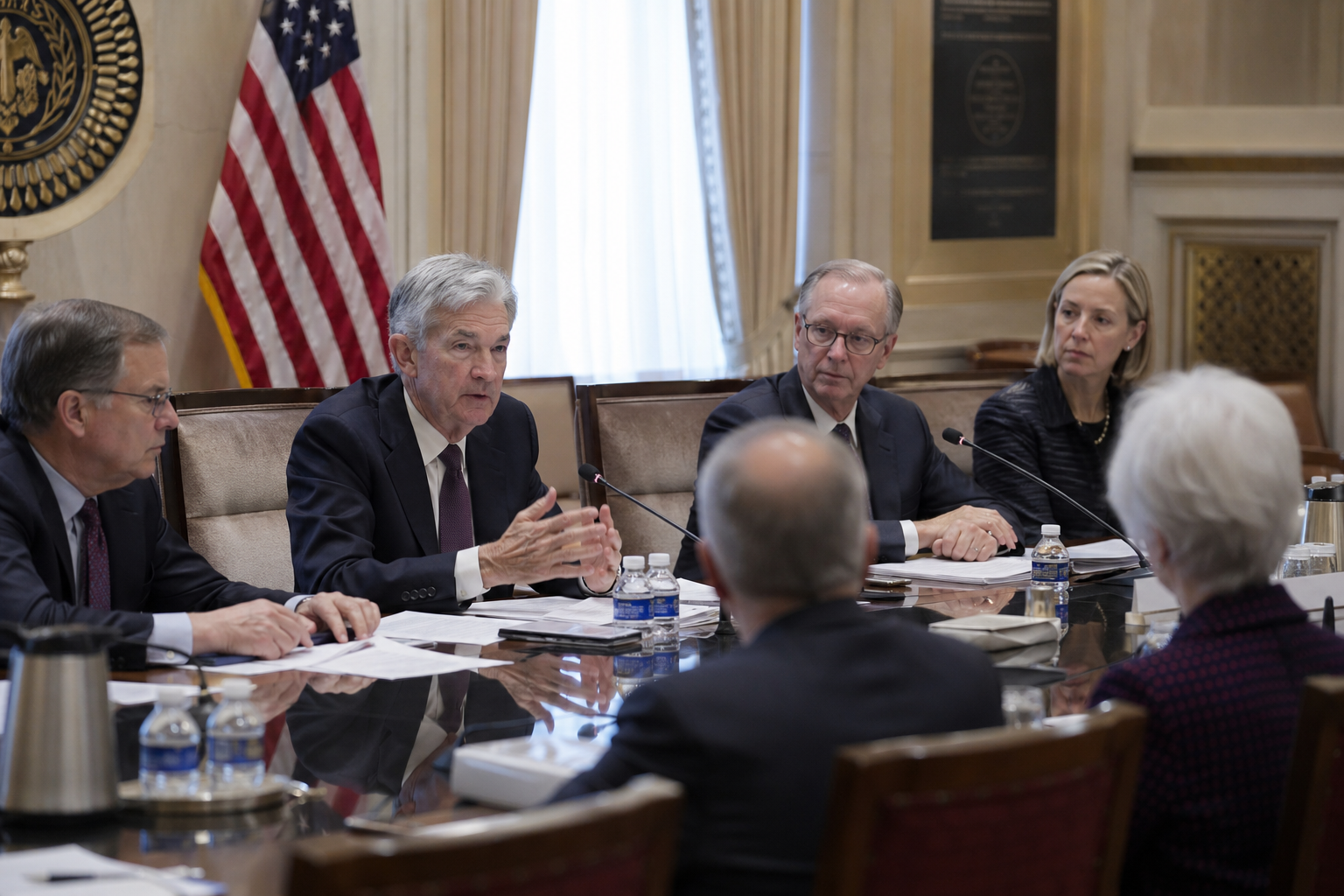 연준 회의 기사 영향과 배경을 설명하는 이미지 - 뉴욕타임스(NYT)는 이들 3명이 연준 성명에 대해 “향후 조치가 반드시 금리 인하를 의미하지 않을 수 있다는 점을 더 분명히 해야 한다”는 취...