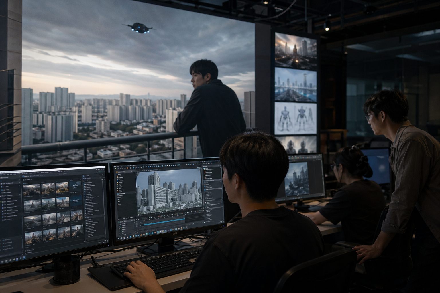 AI 영화제작 기사 영향과 배경을 설명하는 이미지 - 다만 영화가 완전히 매끈하게 끝까지 실사를 압도하는 수준에 도달했다고 보긴 어렵다는 지적도 함께 등장했다. 연합뉴스는 일부 구간에서 AI 생성...